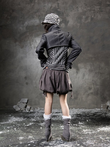 Fake Two Denim Patchwork Jacket【s0000015947】