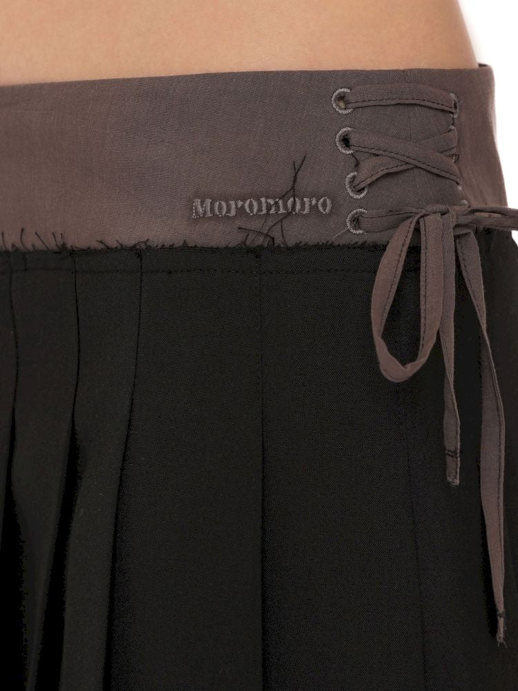Hem Layered Mesh Pleated Skirt【s0000013431】