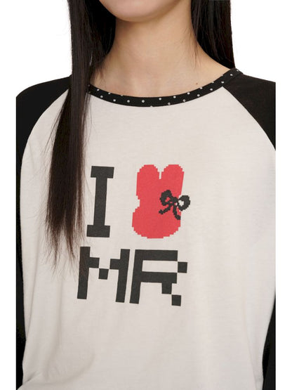 Casual Raglan Long-Sleeved T-Shirt【s0000012559】