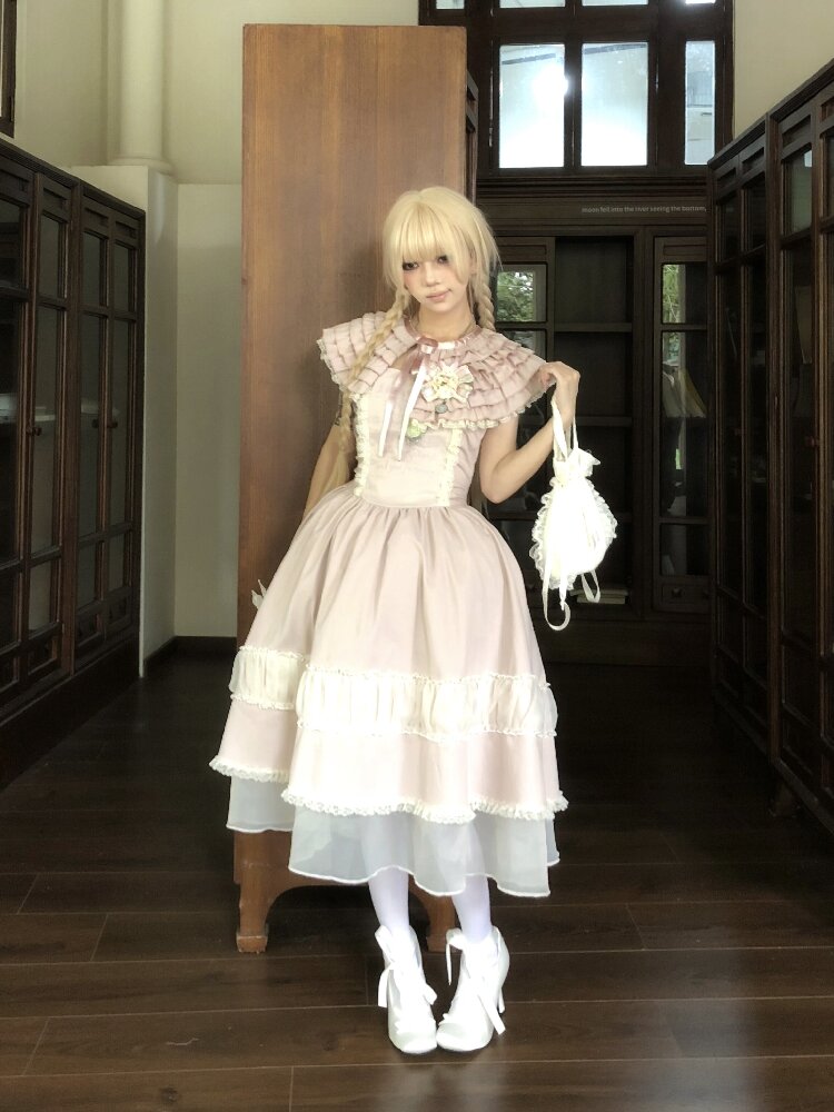 Original Lace Mesh Embroidered Skirt Set【s0000016890】