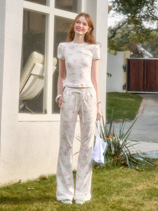 Blue Velvet Cotton Flower Dress【s0000015623】