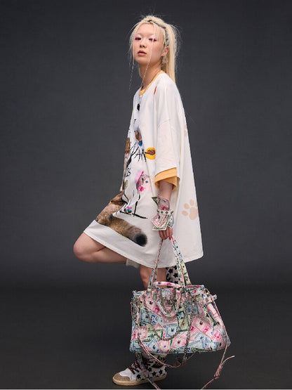 Money Print Multi Bag Crossbody Bag【s0000017842】