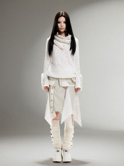 Leather Halter Long Skirt【s0000011253】