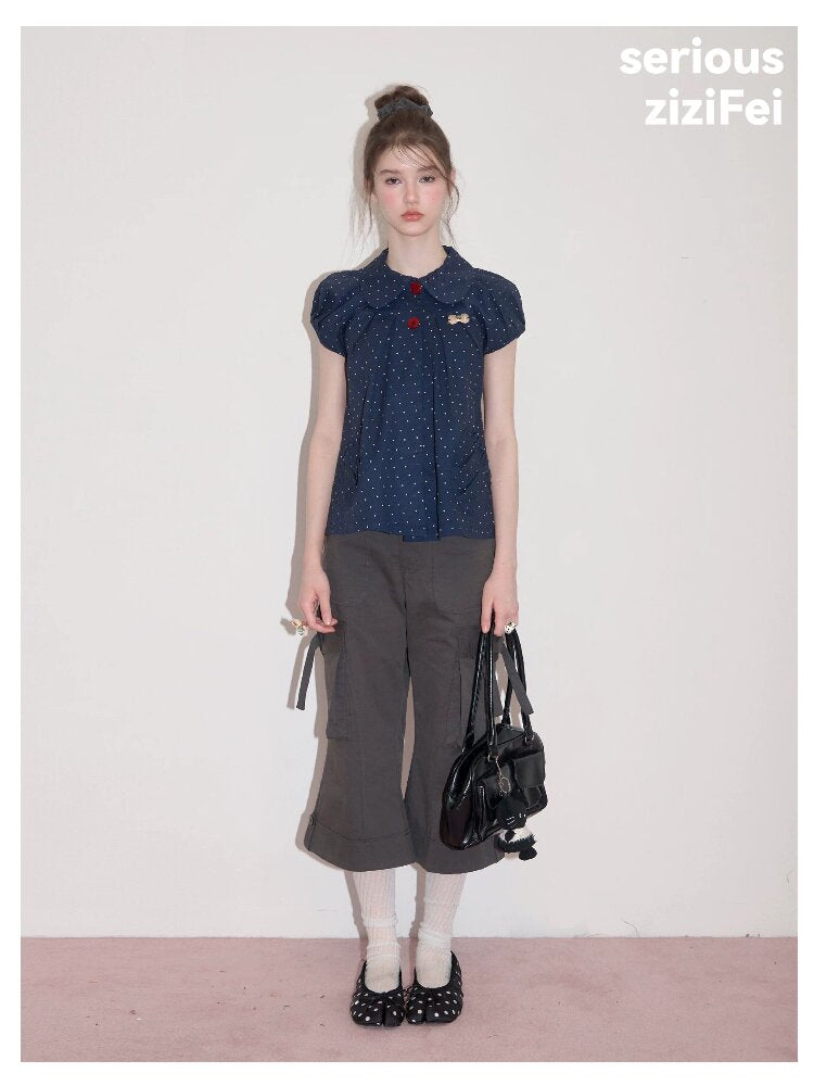 High-Waist Slimming Flared Pants【s0000017669】
