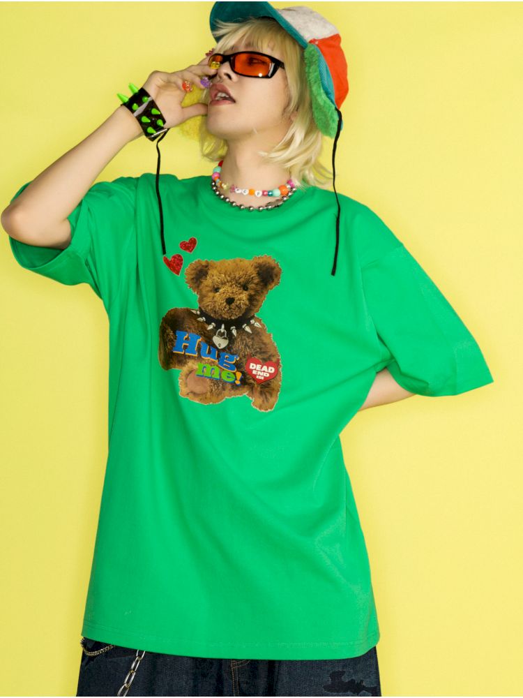 Dopamine Street Hip Hop Loose T-Shirt【s0000012459】