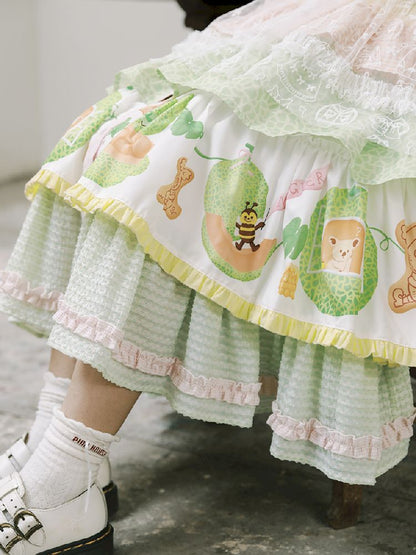 Lolita Cake Halter Skirt【s0000010463】