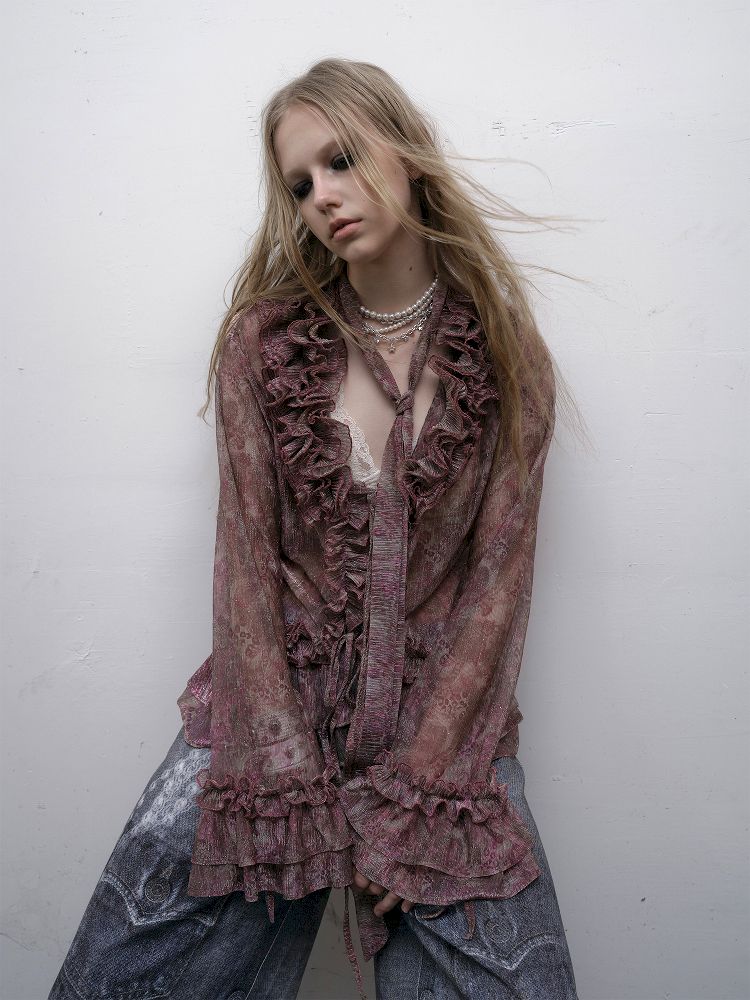 Long Sleeve Flared Sun Protection Shirt【s0000012328】