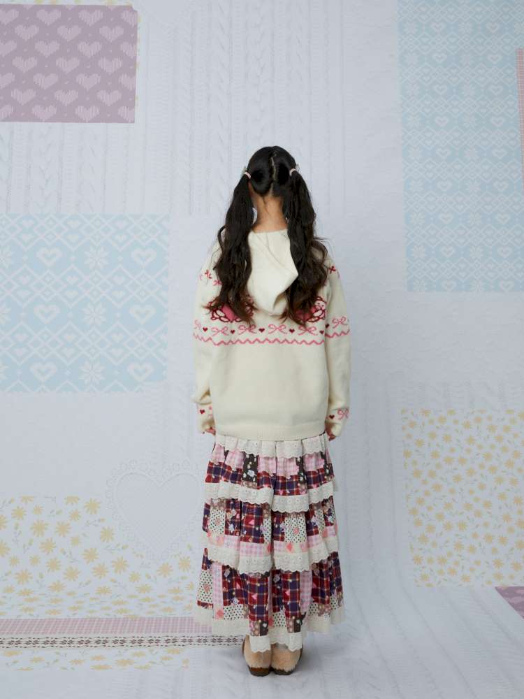 Bear Bow Knitted Cardigan Jacket【s0000015041】