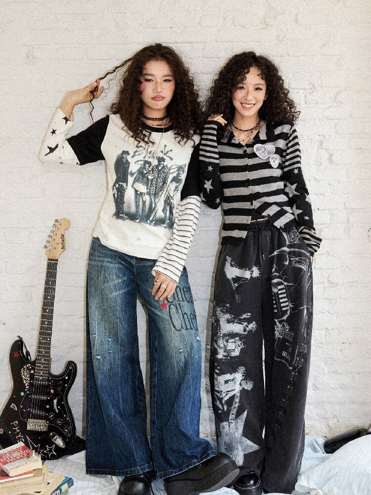 Classic Cut Star Knit Cardigan【s0000017900】