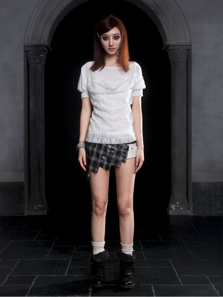 Bubble short sleeve t-shirt【s0000012309】