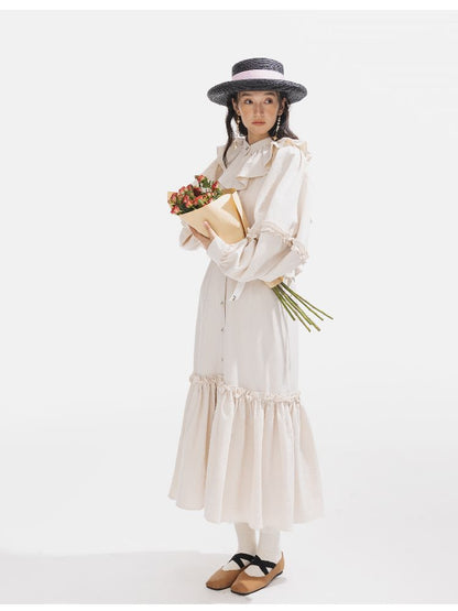 큰 소매 느슨한 밑단 드레스 [S0000011316]