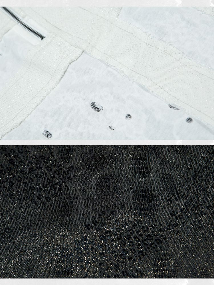 Double cross lapel short sleeve tops【s0000012310】