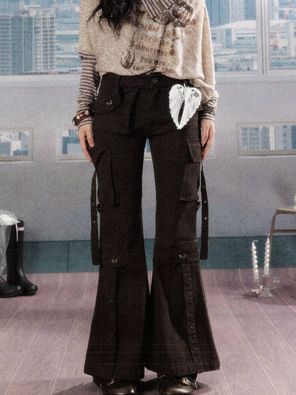 Multi Pocket Slimming Cargo Pants【s0000016275】