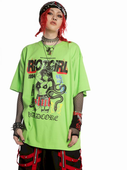 Street tide loose versatile multicolor T-shirt【s0000013601】