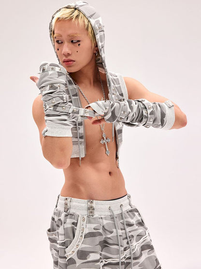 Rivet Embellished Gloves【s0000012184】