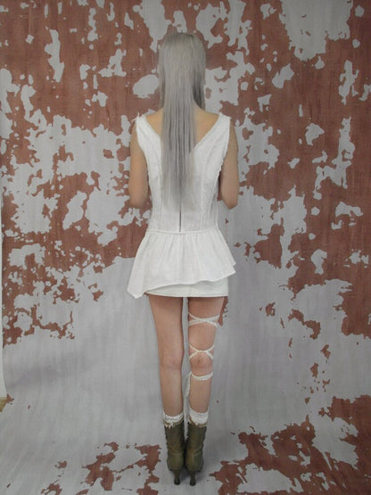 Forest Vintage Irregular Vest Strap【s0000017976】