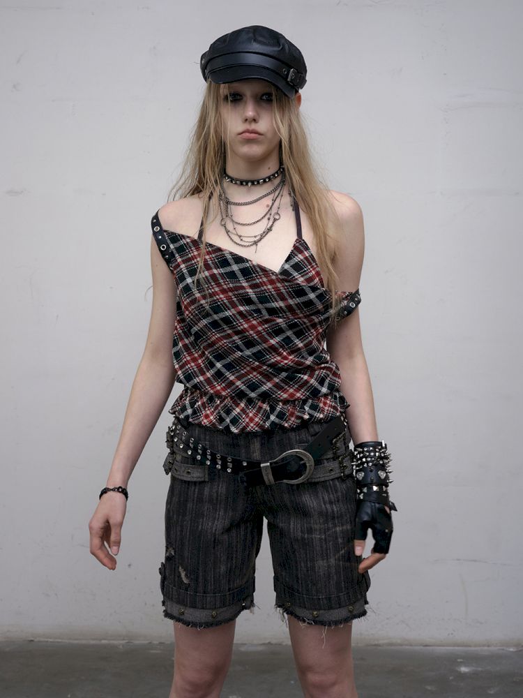 Low Rise Straight Leg Mid Pants【s0000012318】