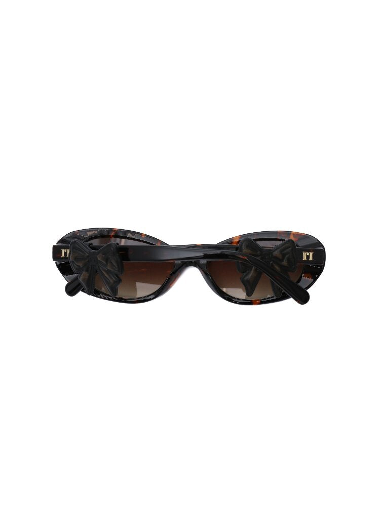 Detachable Bow Cat Eye Sunglasses【s0000017910】