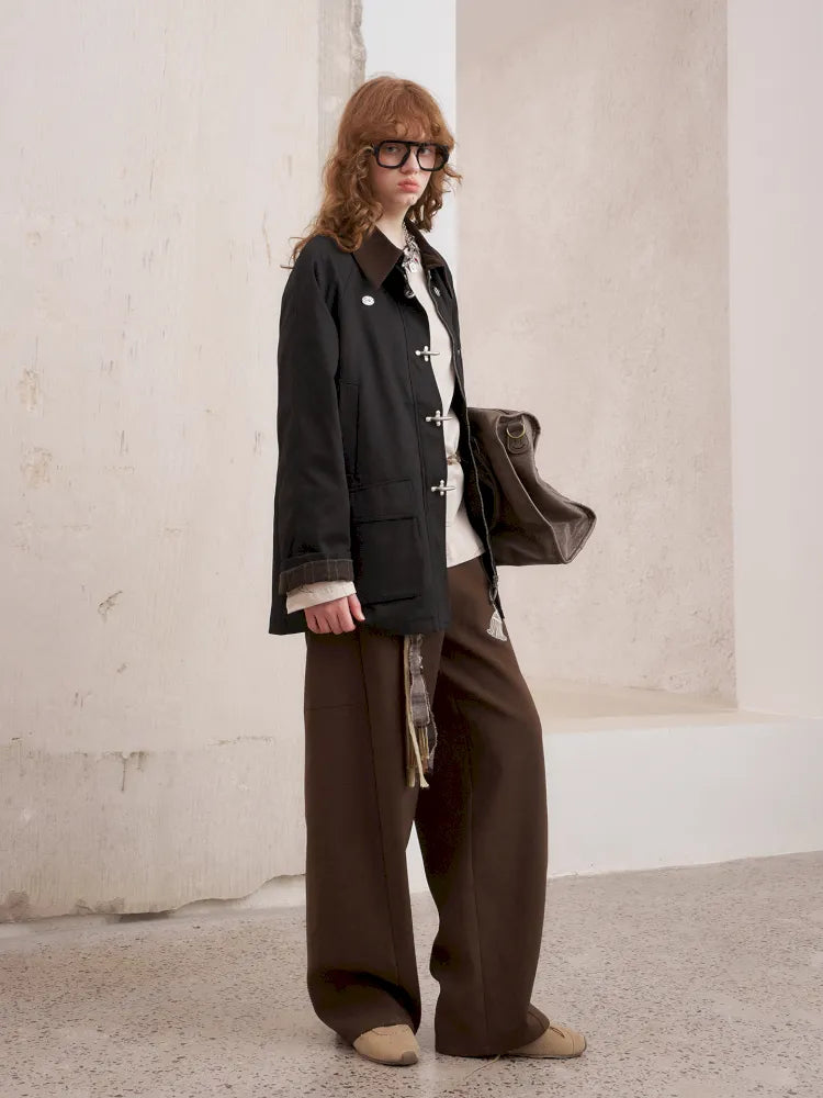 Cotton-lined trench coat【s0000014076】