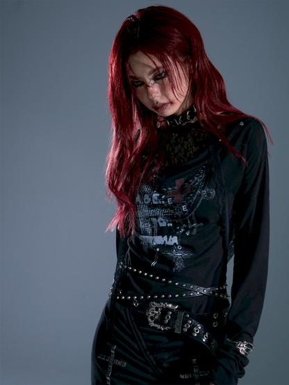 Printed Long Sleeve Knit Dress【s0000013690】 – SCULTURE（エス