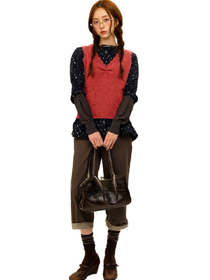 Hand Painted Floral Lace Shirt【s0000017933】