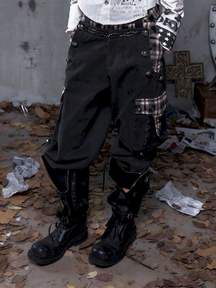 Vintage Punk Court Lantern Trousers【s0000014650】