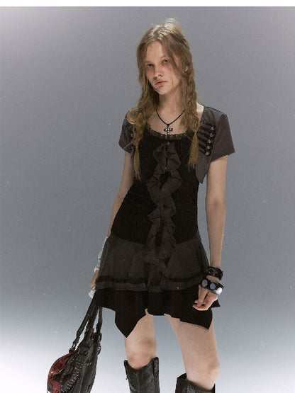 Knight of the Castle Lace Dress【s0000017048】