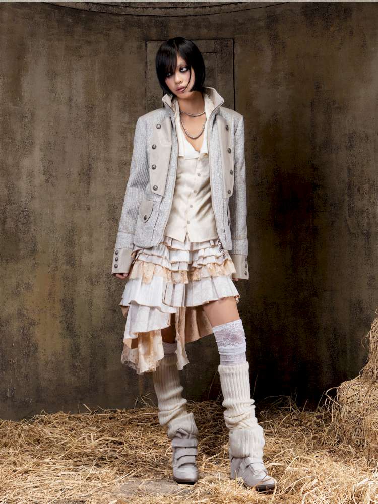 Knightly Punk Vintage Jacket Top【s0000015090】