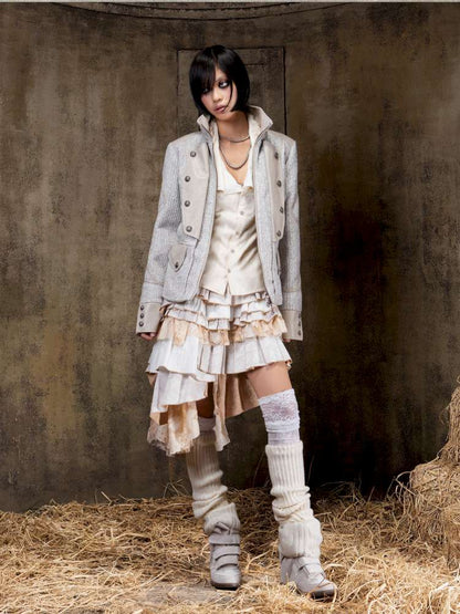 Knightly Punk Vintage Jacket Top【s0000015090】