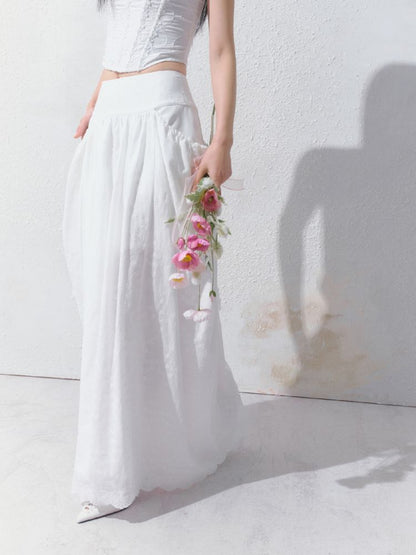 High-Waisted Half-Length Skirt【s0000012154】