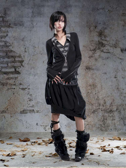 V-Neck Pullover Long-Sleeve Knit Top【s0000014492】