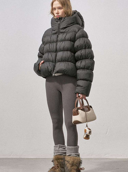 Velvet White Duck Down Jacket【s0000015219】
