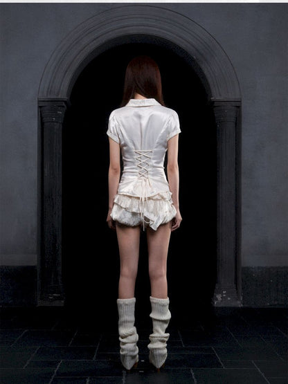 Low Waisted Pod Skirt Pants【s0000012305】