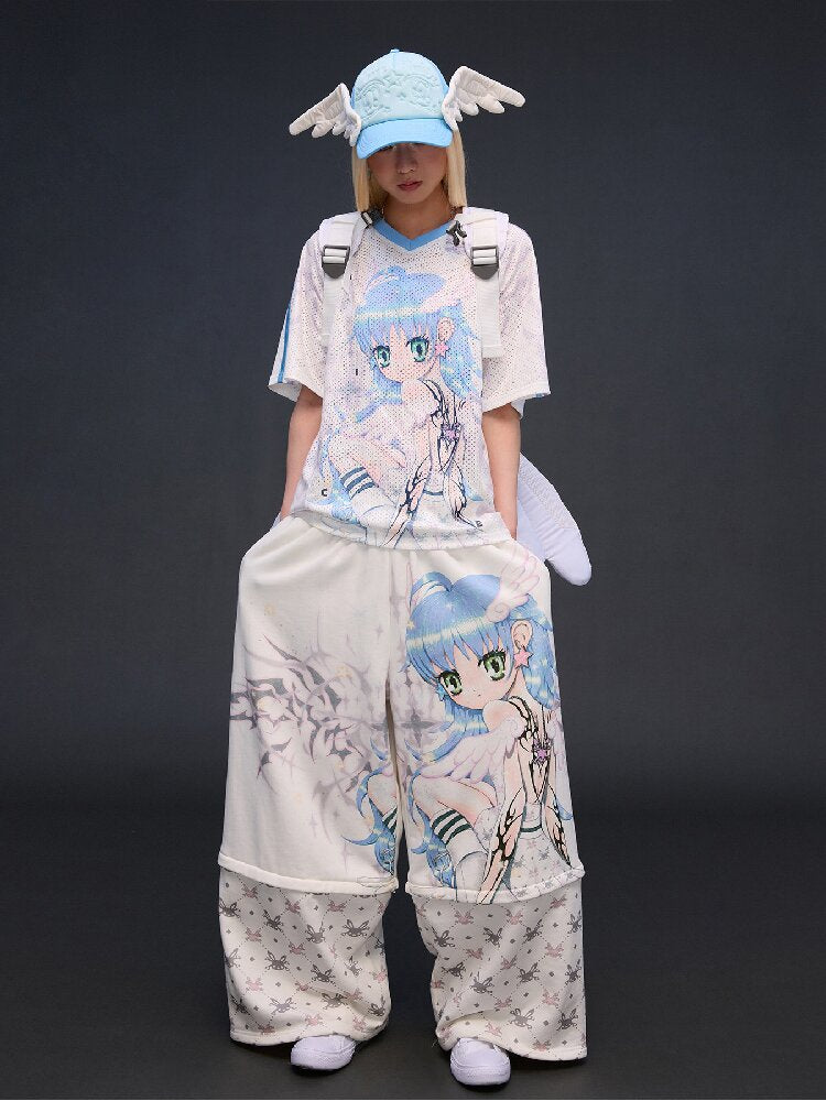 Big Eye Embroidered Angel Cap【s0000017294】
