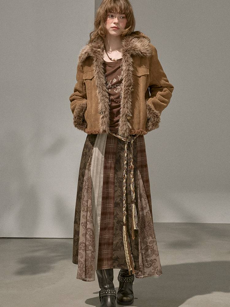 Faux Fur Collar Jacket【s0000014409】