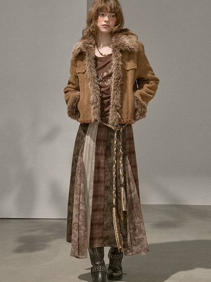 Faux Fur Collar Jacket【s0000014409】