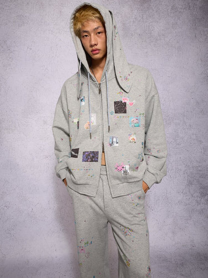 Sticker Rhinestone Rabbit Sweatshirt【s0000018739】