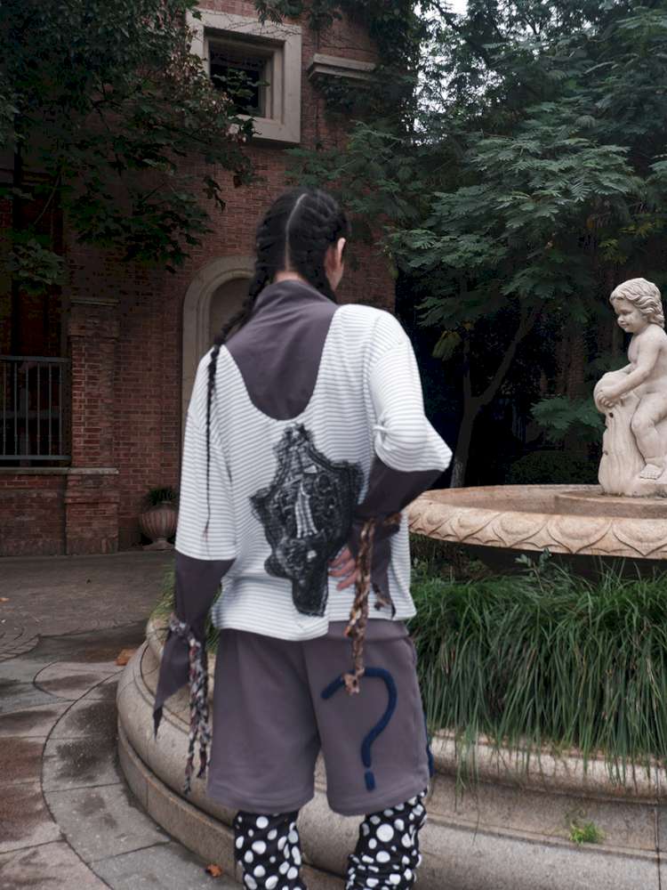 Multi-Tie Striped Long Sleeves【s0000015142】