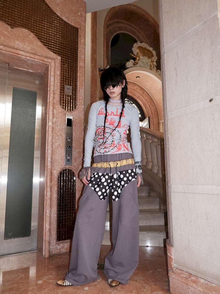 Asymmetrical Long Sleeve Top【s0000015147】