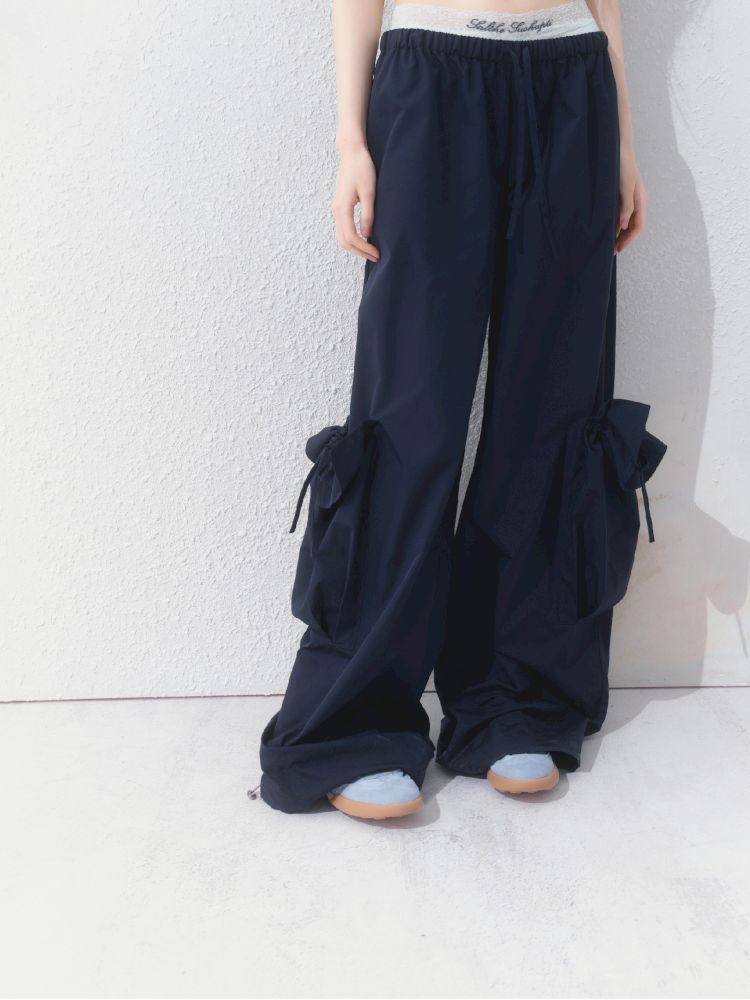 Sporty Loose Pockets Wide Leg Pants【s0000012157】