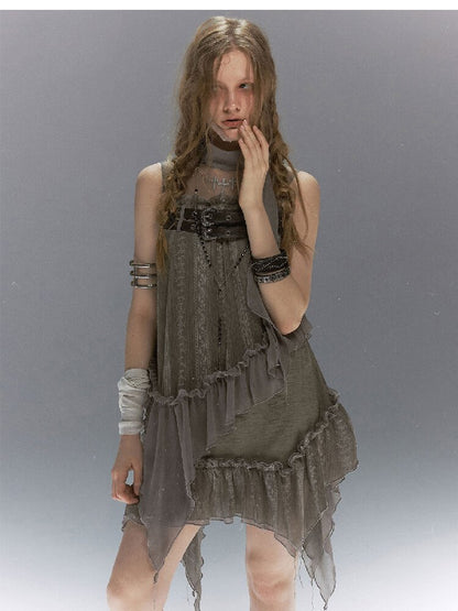 Lace Armor Embroidered Sundress【s0000017043】