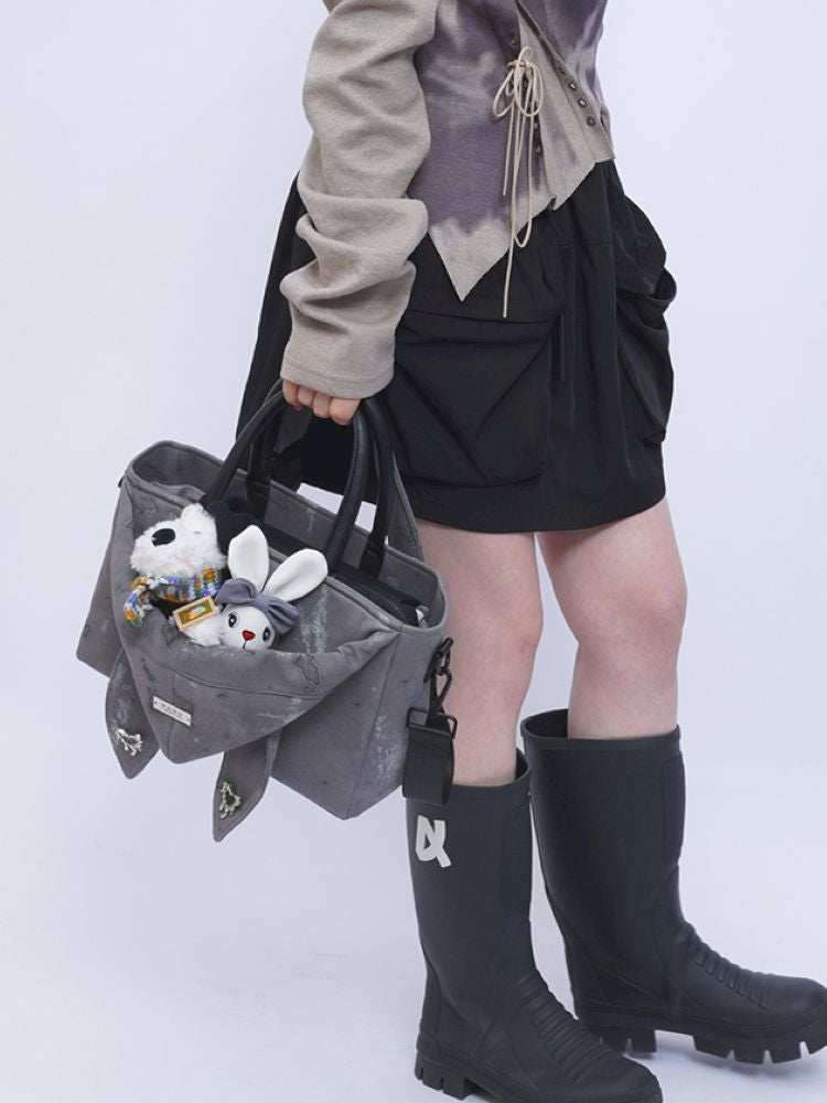 Wild Setting Rabbit Rabbit Tote Bag【s0000013259】