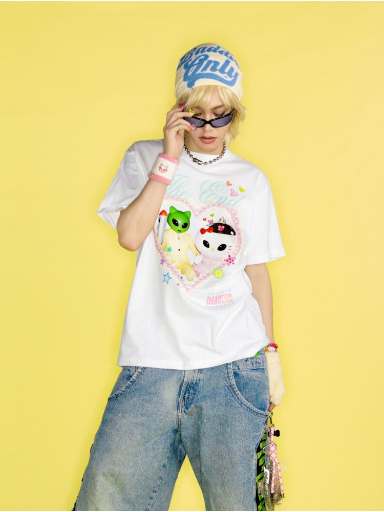 Printed Loose T-Shirt【s0000012461】