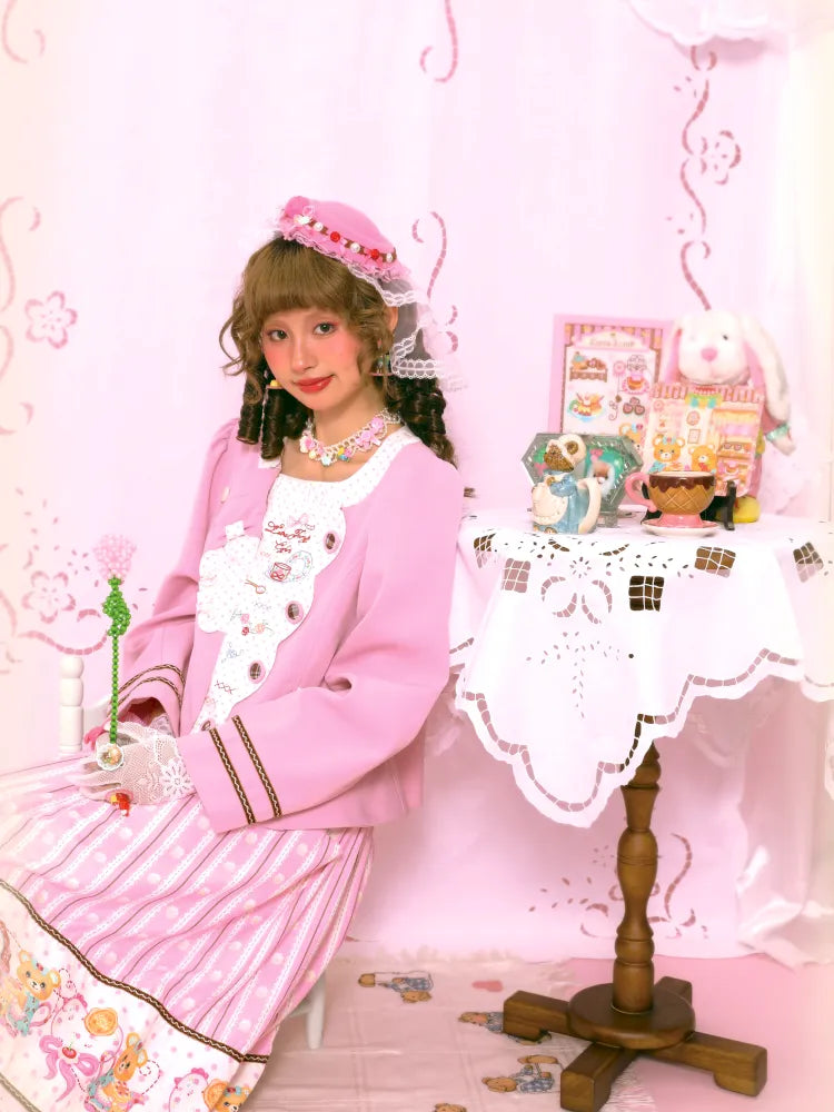 Patchwork Embroidered Tea Break Blazer【s0000014160】