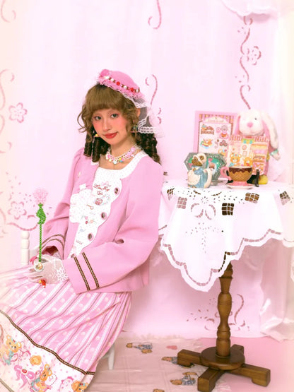 Patchwork Embroidered Tea Break Blazer【s0000014160】