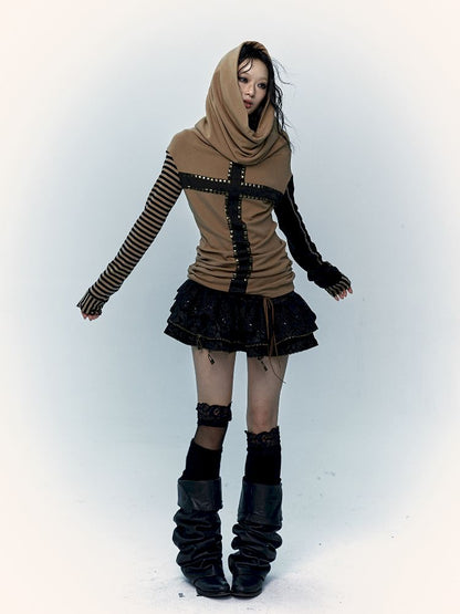 Striped Long Sleeve T-Shirt【s0000011216】