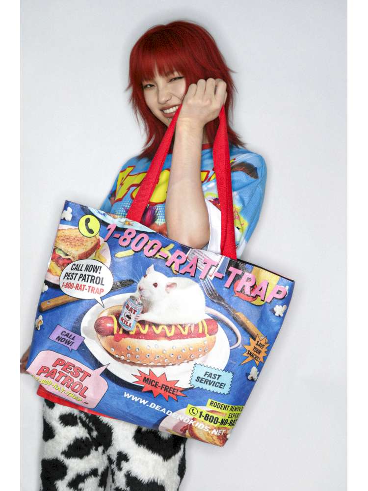 Mouse Print American Vintage Dupont Tote Bag【s0000014913】