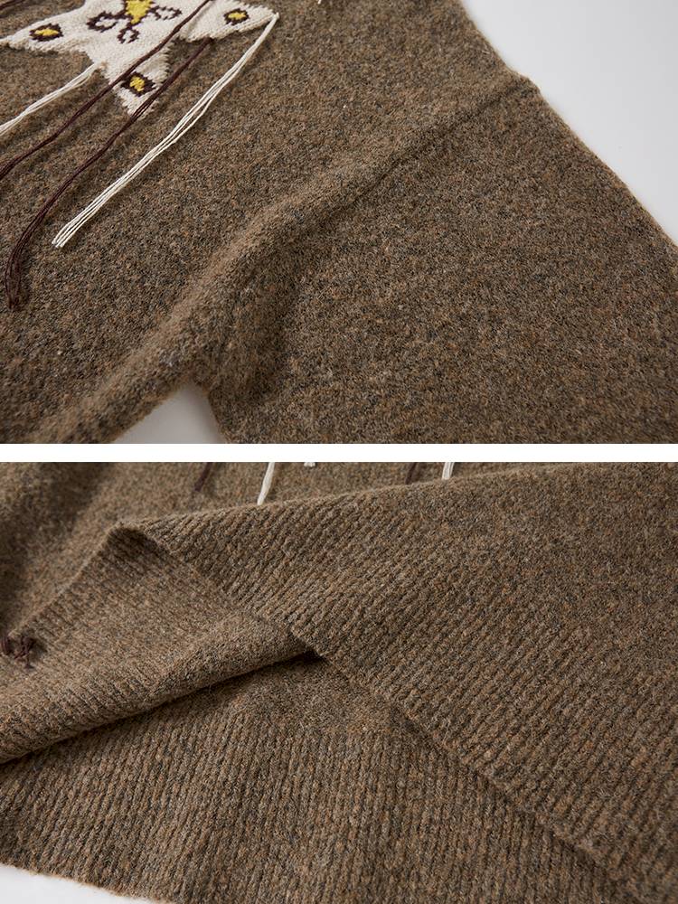 Unique Design Loose Long Sleeve Pullover【s0000014381】