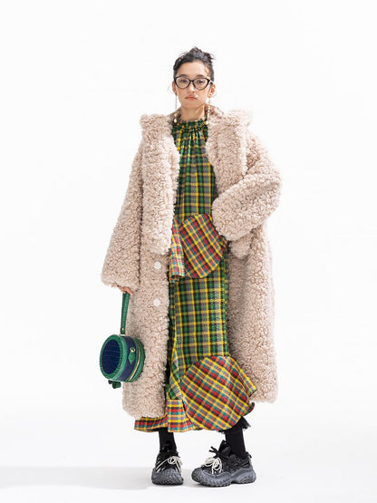 Hooded Cotton Clip Long Loose Jacket【s0000011311】