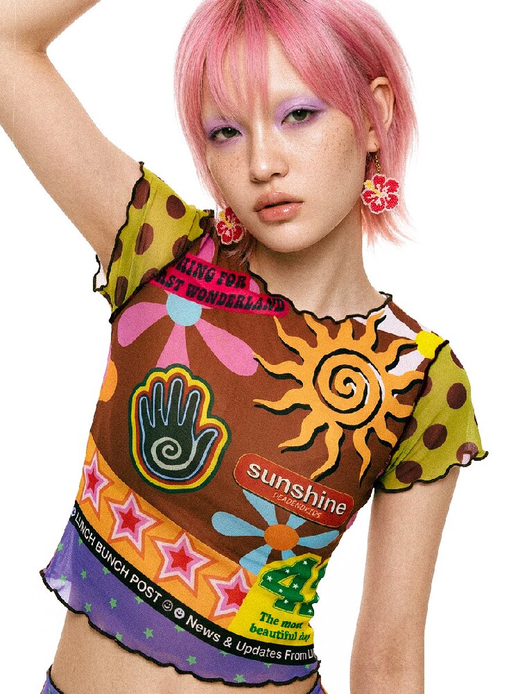 Dopamine American Vintage Mesh Mermaid Dress【s0000017632】
